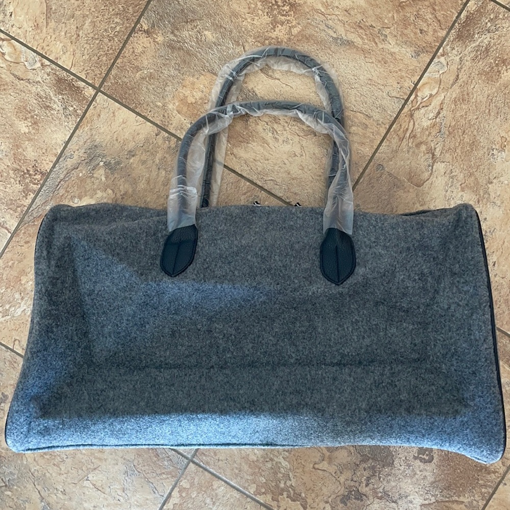 Charcoal Grey Duffel Bag